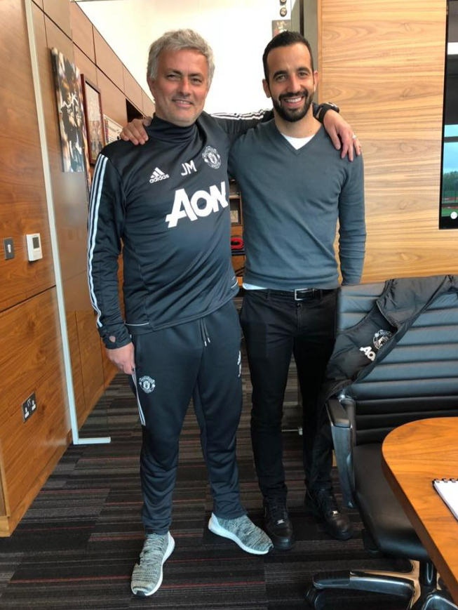 Back in 2018, Amorim did an internship under Jose Mourinho