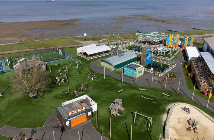 They headed to Haven Kent Coast Holiday Park with a view of the Thames Estuary