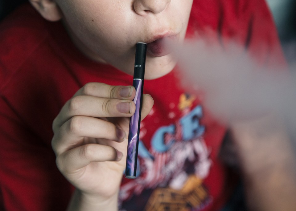 Fifty children were admitted to hospital last year with vaping-related disorders