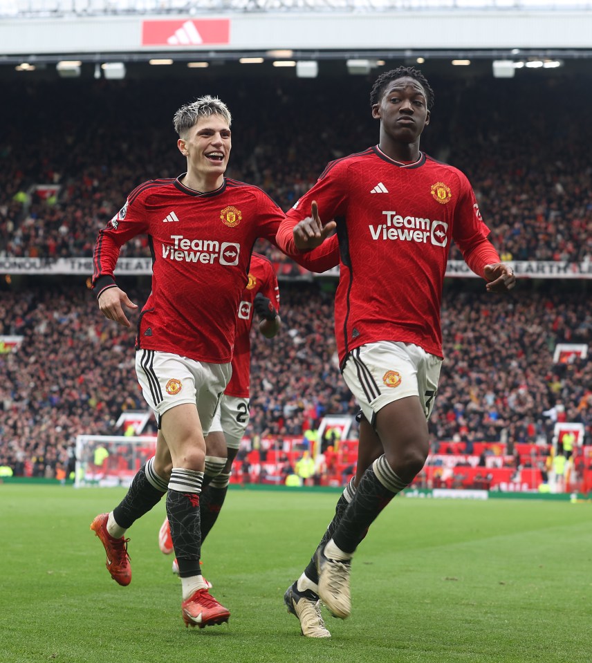 Alejandro Garnacho and Kobbie Mainoo have spearheaded Man Utd's teen dream season