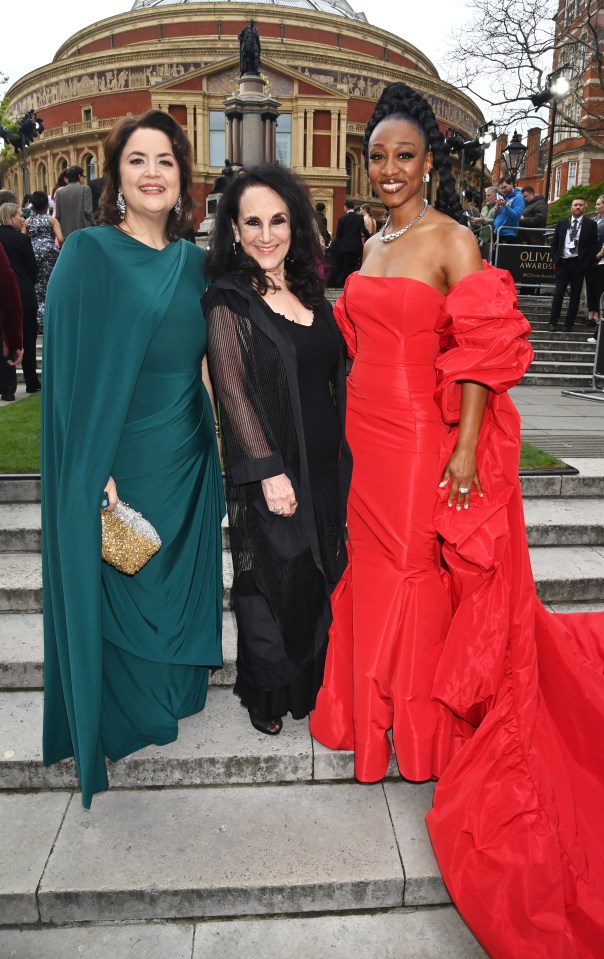 She was joined by her Sister Act co-stars Lesley Joseph and Beverley Knight