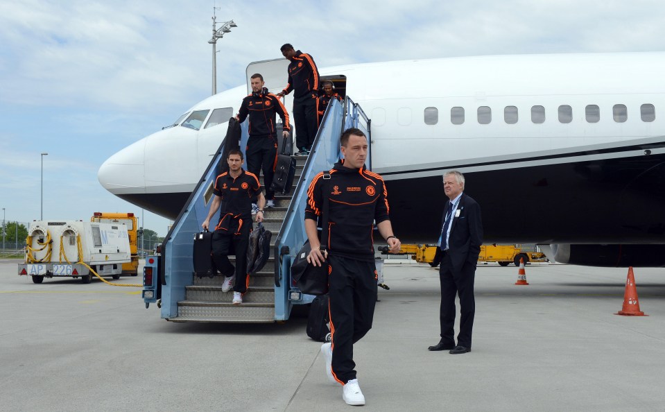 John Terry once blocked a Chelsea flight from leaving due to a heated row over first-class seats