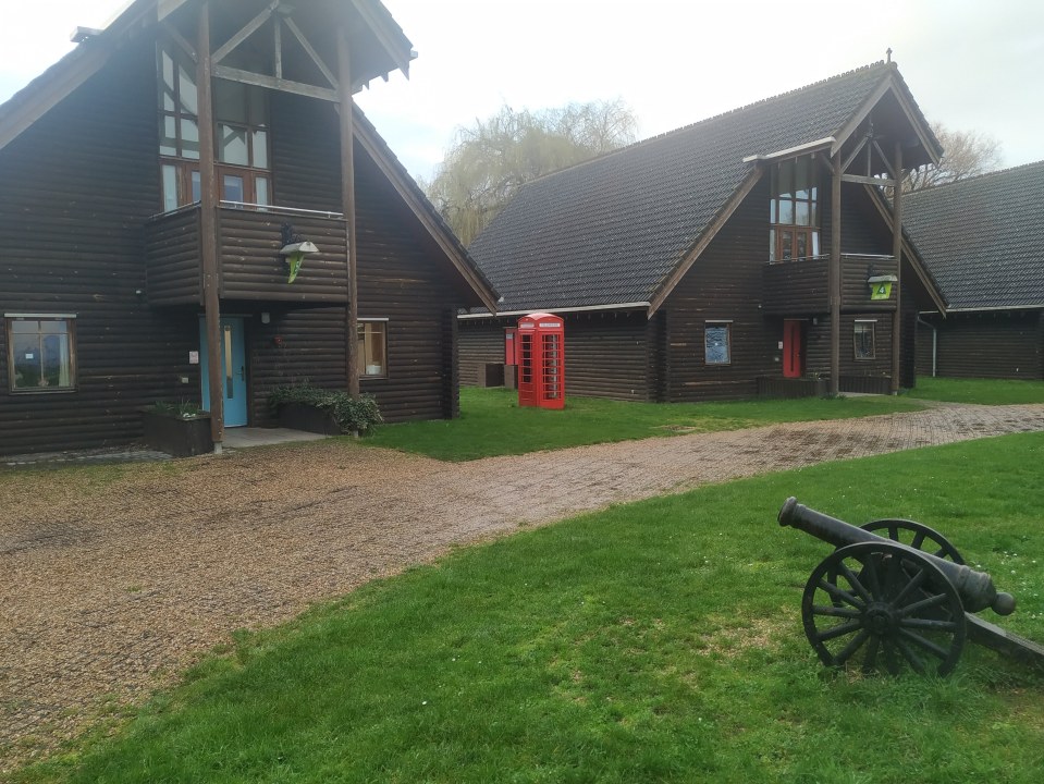 The lodges are also right next to a train station, which takes you into central London in under half an hour