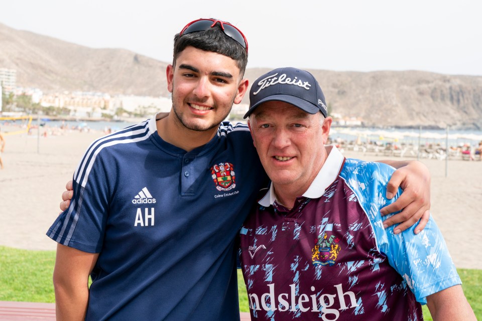 Adrian Heyhirst, with son Austin, says residents are over-reacting