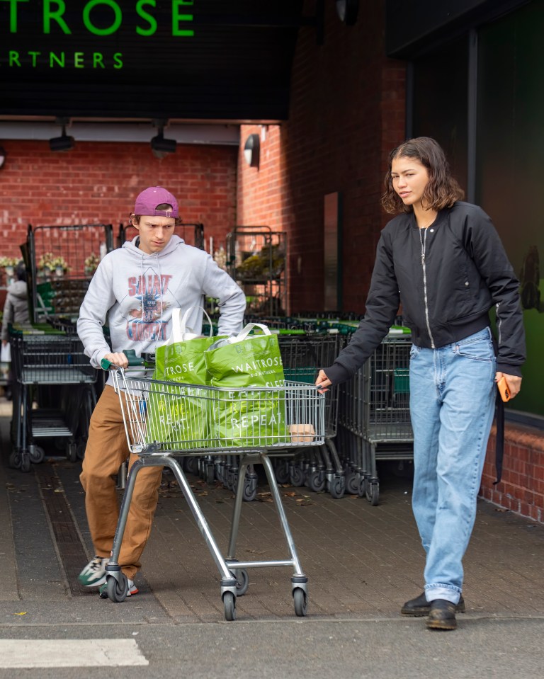 Since shacking up with Tom Holland in West London, Zendaya is more likely to be spotted shopping at Waitrose than at an A-list party