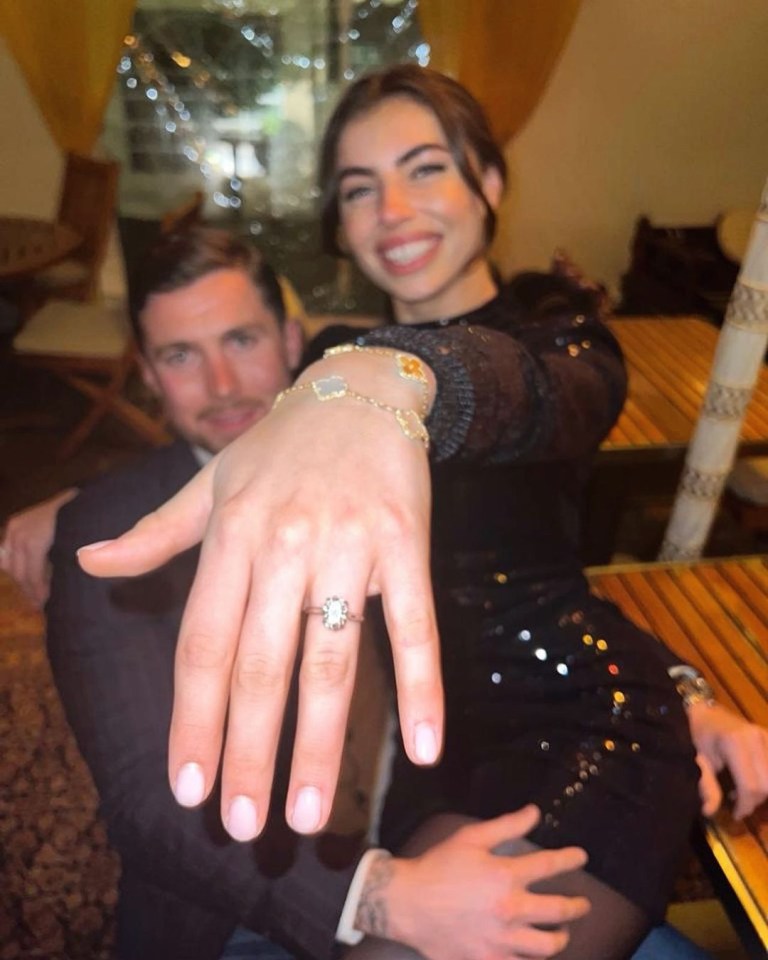 The pair announced their engagement back in 2021