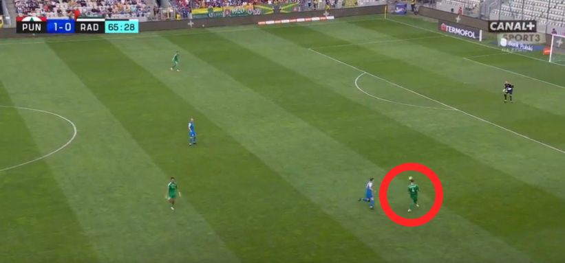 Luka Vuskovic got an unlikely assist with a pass to his goalkeeper