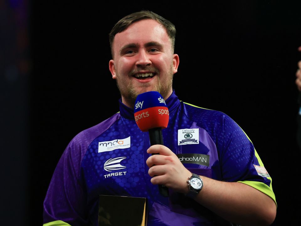 Bryceland has been compared to teenage sensation Luke Littler by darts fans