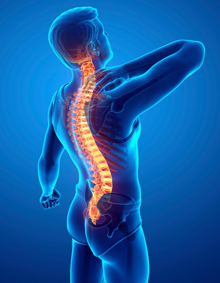 Osteoarthritis and ankylosing spondylitis, where the spine becomes inflamed, can cause upper back pain