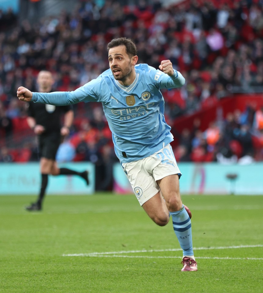 Bernardo Silva lit up Wembley with his 84th-minute goal