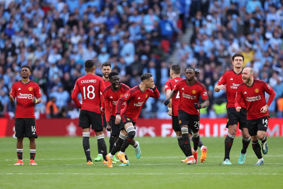 United went on to win the penalty shootout 4-2 to reach the FA Cup Final