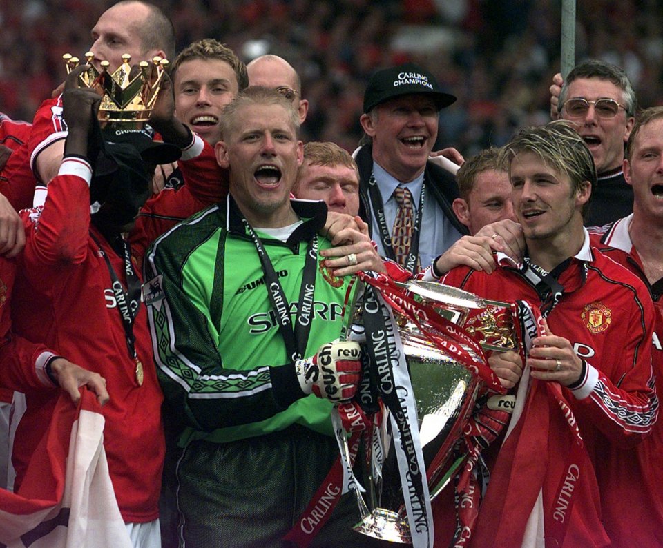 Peter Schmeichel won the Premier League five time with Manchester United