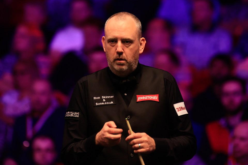 Mark Williams was the first left-handed player to win the World Championship