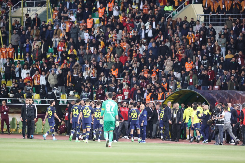 The move was in protest at the Turkish Football Federation