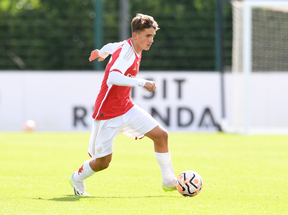 Max Dowman made his U18s debut last year at just 13 years old