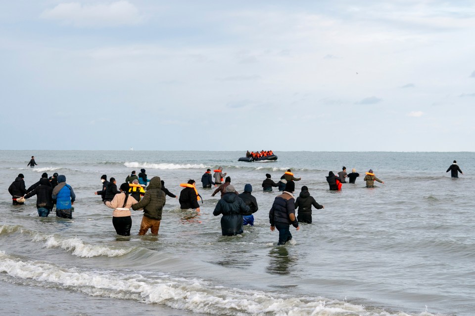 The two-mile long stretch of beach is perfect for migrants trying to dodge police