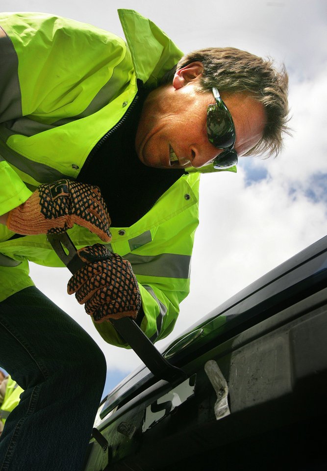 There are more than 50,000 number plate thefts every year in the UK (file photo)