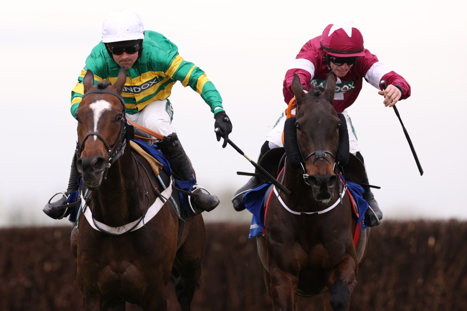 The Handicap Hurdle has concluded at Aintree