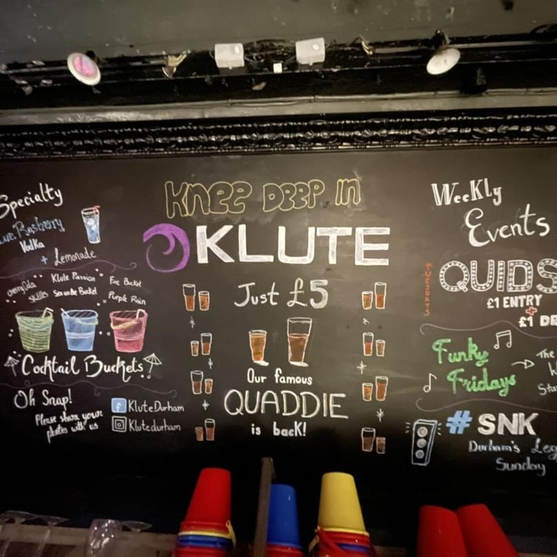 Klute was famous for its quaddie drink