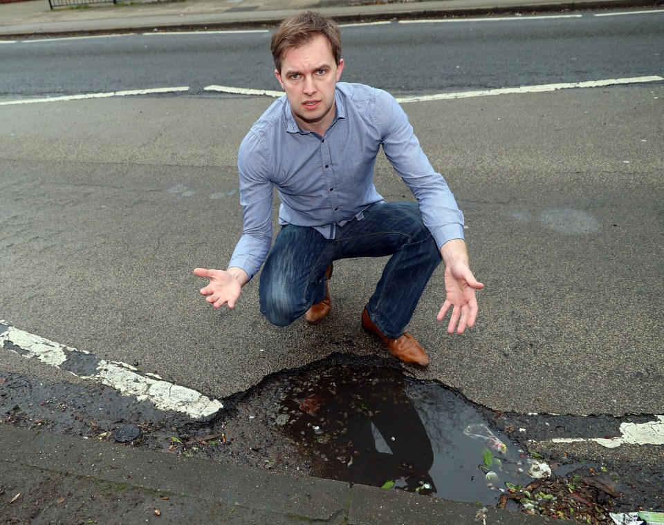 Chris came up with the tongue-in-cheek pseudonym after moaning to pals in the pub