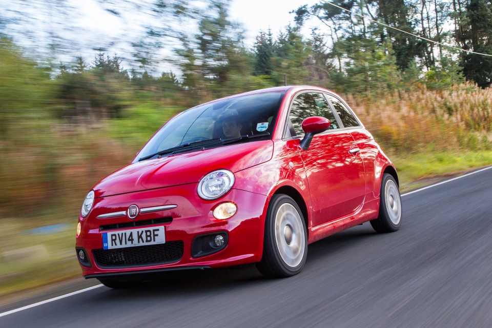 The Fiat 500 remains a popular choice for Brit drivers