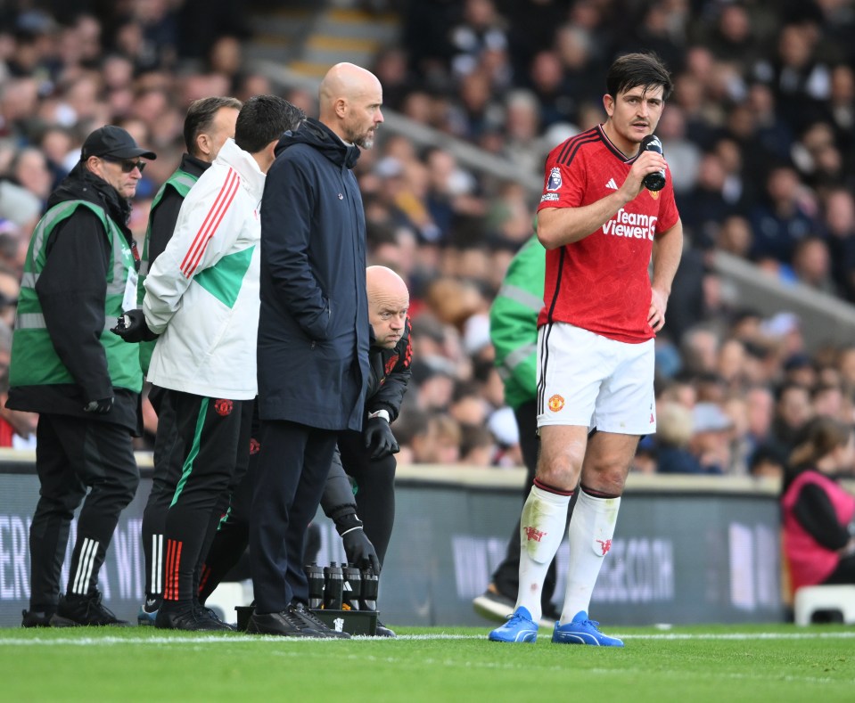 Maguire, 31, has returned to prominence under Erik ten Hag