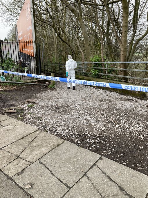 Forensic teams continue to scour the scene