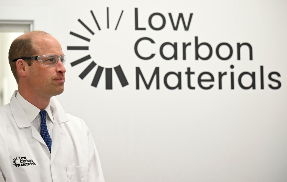 He is learning more about how they are working to create low-carbon construction material alternatives