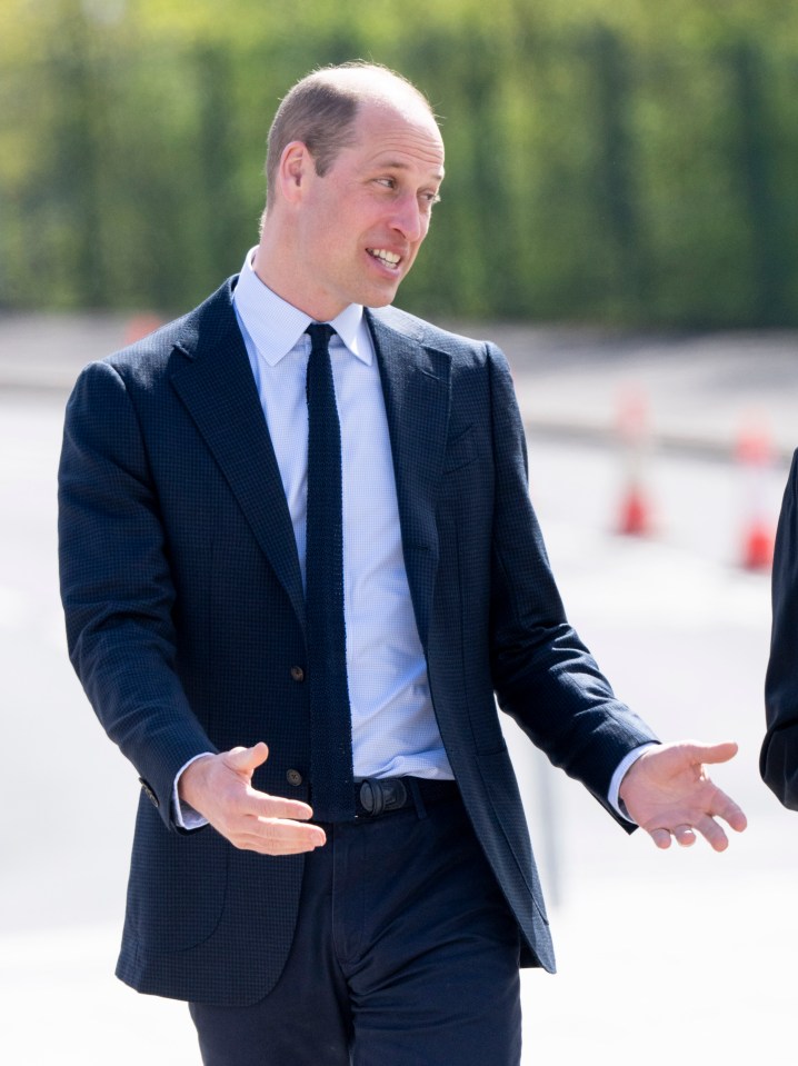 Prince William visited St. Michael’s Church of England School this morning