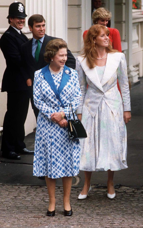 Fergie, pictured with the late Queen, said the conversation was one of the greatest gifts