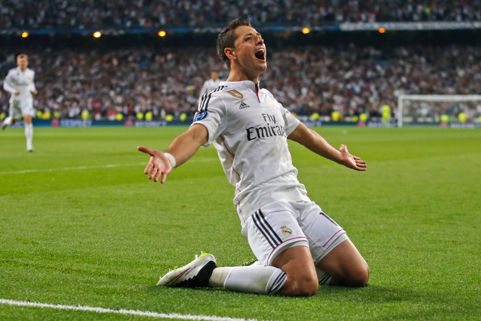 Javier Hernandez also reached the last four whilst on loan at Real Madrid in 2015