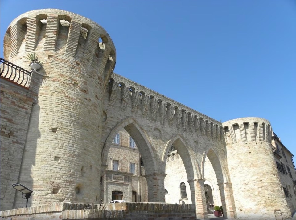 The Italian village has its own castle for people to book