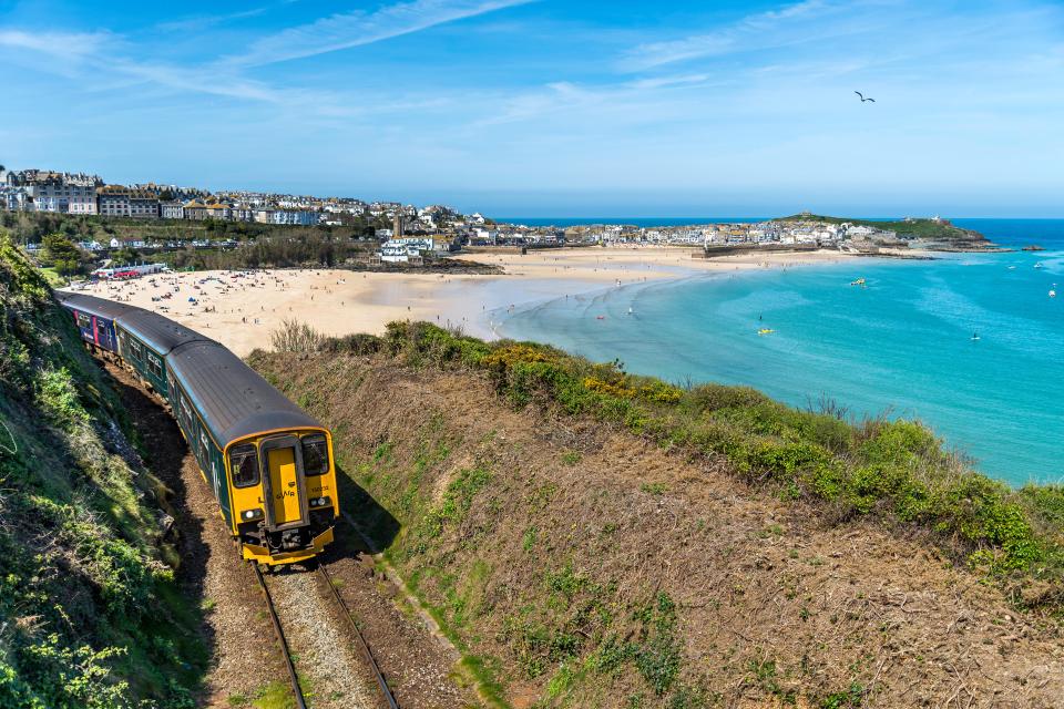 The train runs from London to some of the UK's best beaches