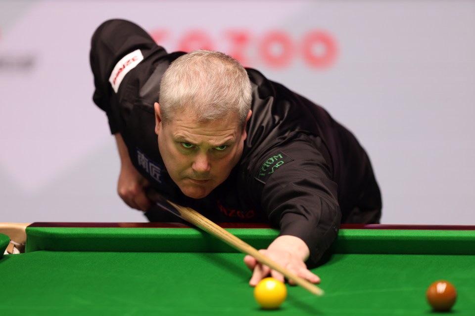 Robert Milkins was dumped out of the World Snooker Championships on Friday