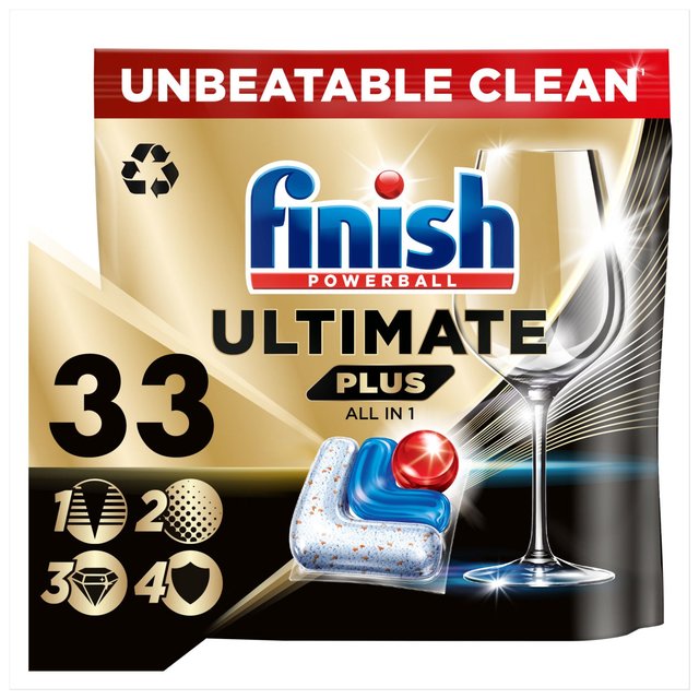 A 33-pack of Finish Quantum Ultimate+ dishwasher tablets is down to £7.99 from £10.50 at Morrisons