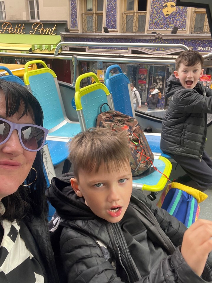 The mum says it was cheaper than taking them to a theme park in Britain