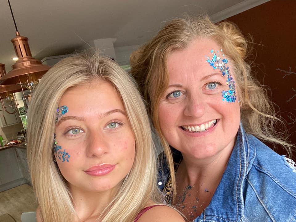 The mum, 52, with her daughter Amelia