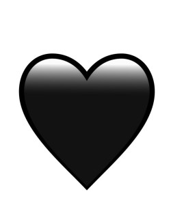  The black heart could be used in an alternative way