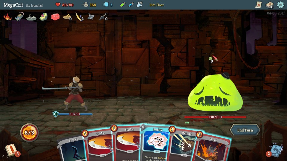 In Slay the Spire, you fight monsters using a deck of cards