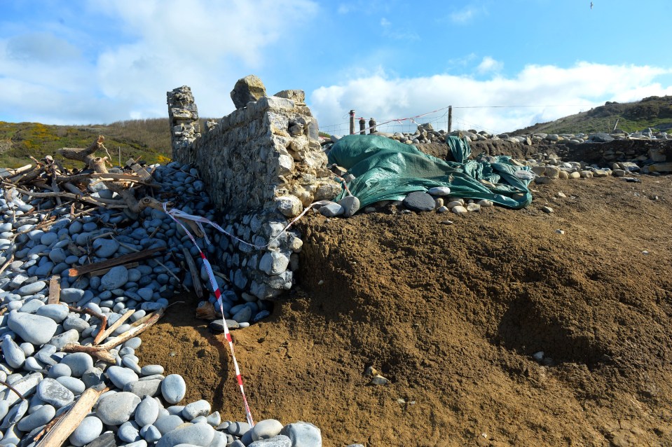 The sea front has been cordoned off