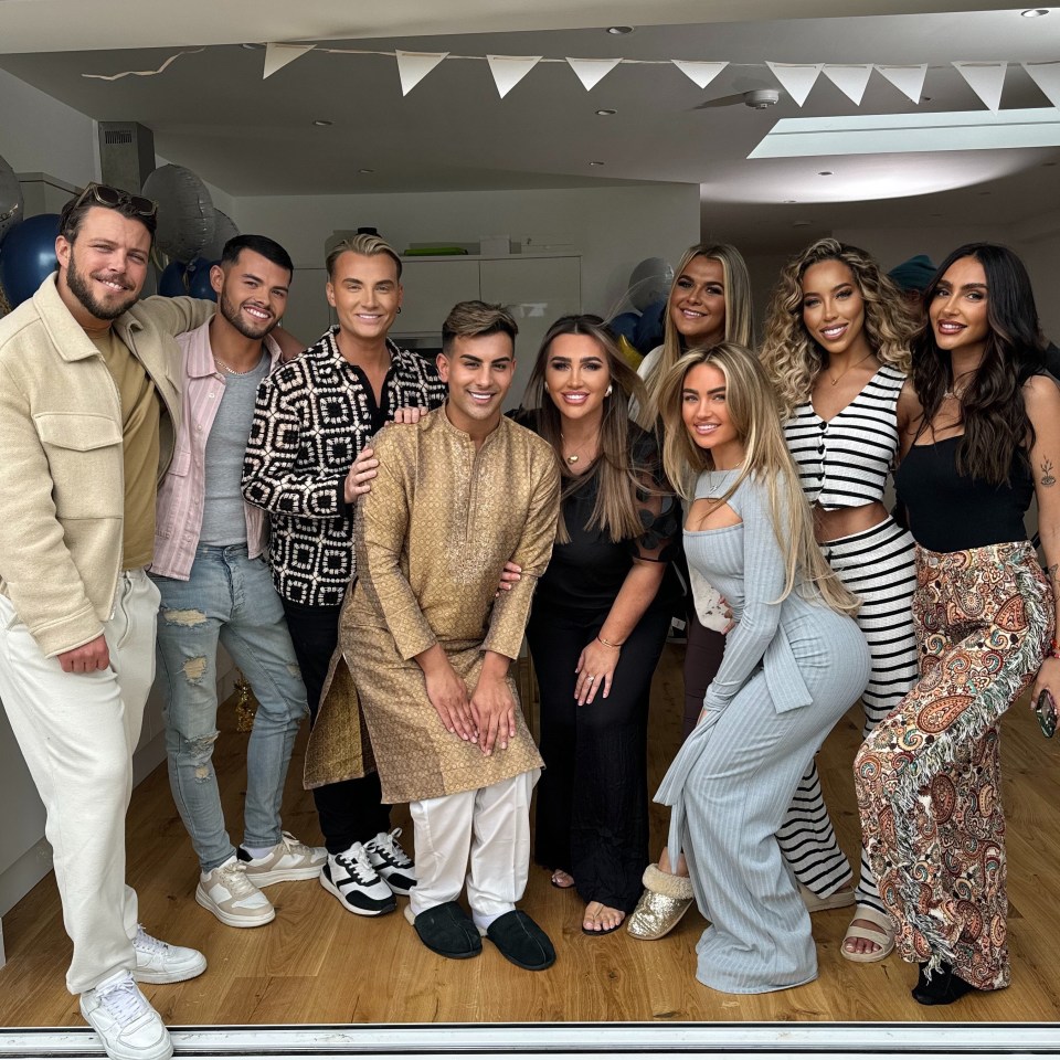 The Towie cast gathered together to celebrate