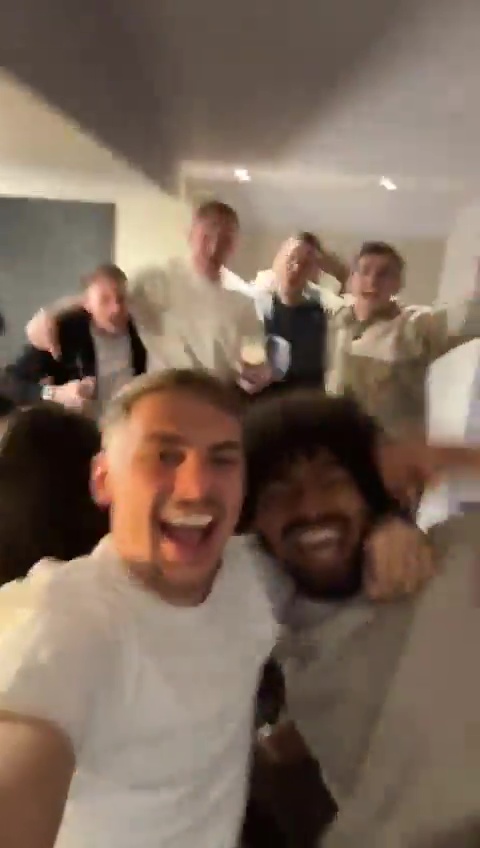 Kiernan Dewsbury-Hall and Hamza Choudhury led the celebrations