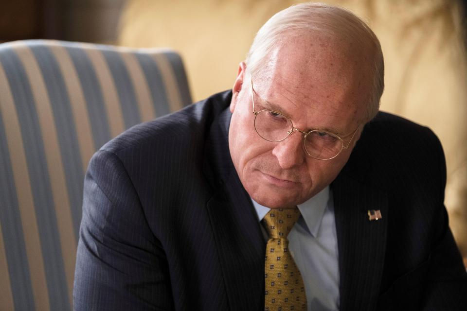 He previously completely transformed into former US Vice President Dick Cheney in the 2018 film Vice