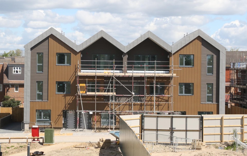 The homes on the site are all shared ownership, with occupants said to be ready to move in