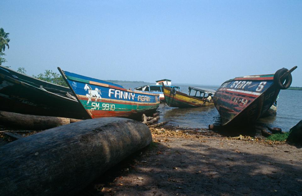 Sherbro Island has plenty of places to go swimming in the sea