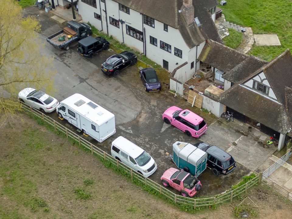 New images show Katie Price’s driveway filled with expensive cars