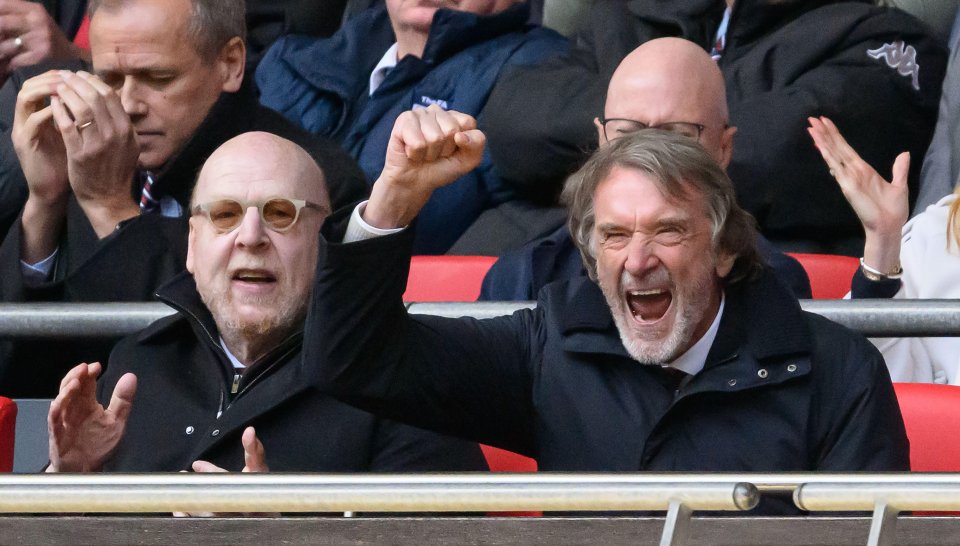 Sir Jim Ratcliffe attended last week's FA Cup semi-final alongside Avram Glazer