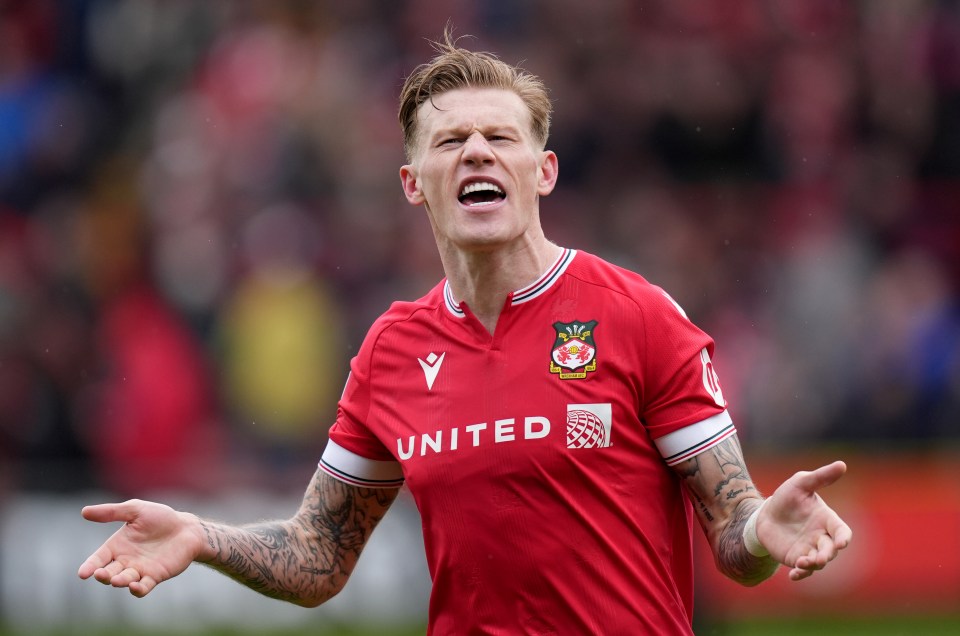 James McClean is one of 10 Wrexham players out of contract this summer