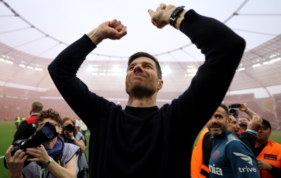 Leverkusen's title-winning coach Xabi Alonso is reportedly keen