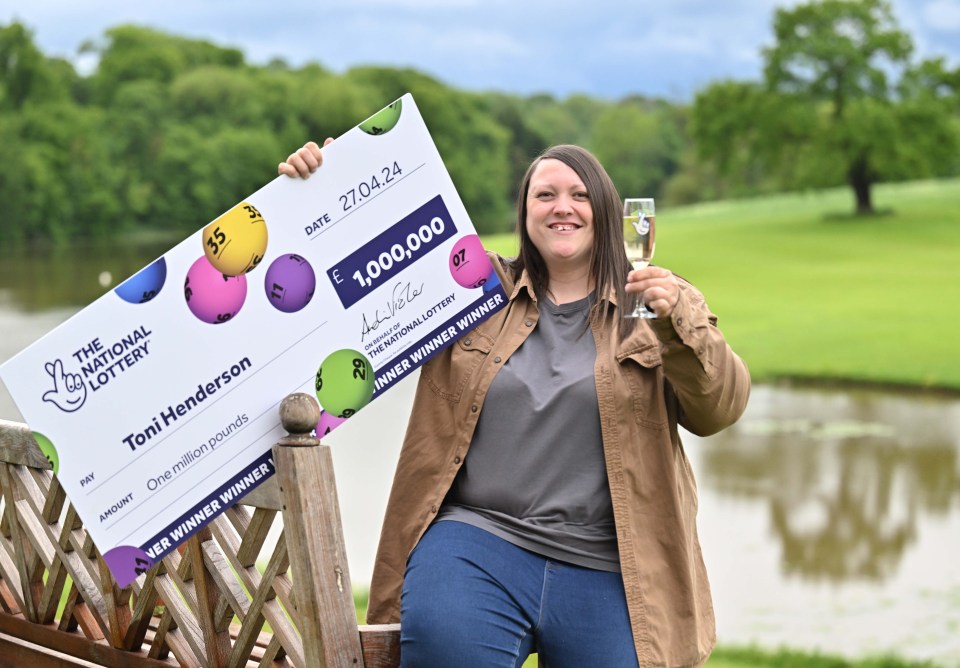 She initially thought she had only won £1,700 – only to spot a few more zeros